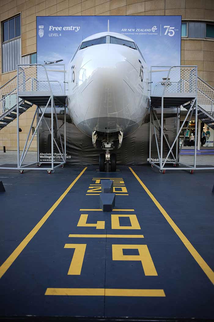 Cockpit outside Te Papa, 2014. Photograph by Ross Land