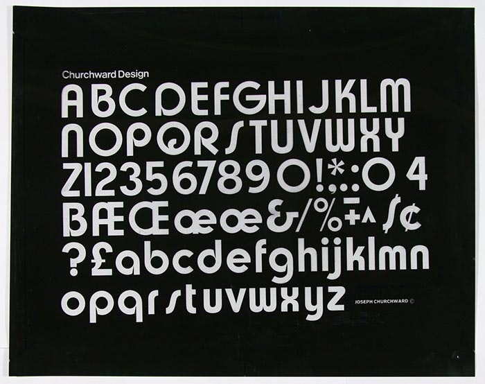 Churchward Design Print Negative, New Zealand, by Joseph Churchward. Purchased 2008. Te Papa (FE012229/1)