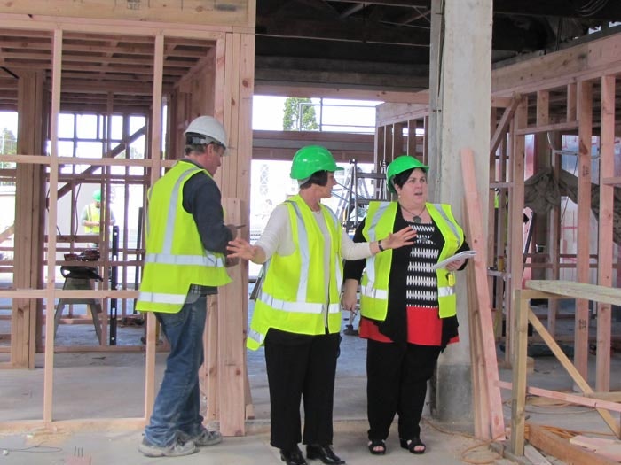 Museum Development Adviser Sally August tours the new Western Bay Museum, 2015. Photograph by and courtesy of Chris Steel/Katikati Advertiser Museum Development Adviser Sally August tours the new Western Bay Museum, 2015. Photograph by and courtesy of Chris Steel/Katikati Advertiser
