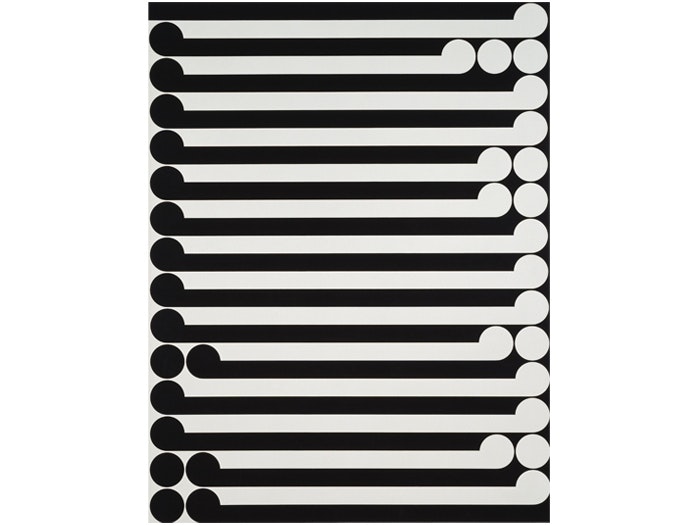 Karakia, 1977, Christchurch, by Gordon Walters. Purchased 1978 with Queen Elizabeth II Arts Council of New Zealand funds. Te Papa (1978-0019-1)