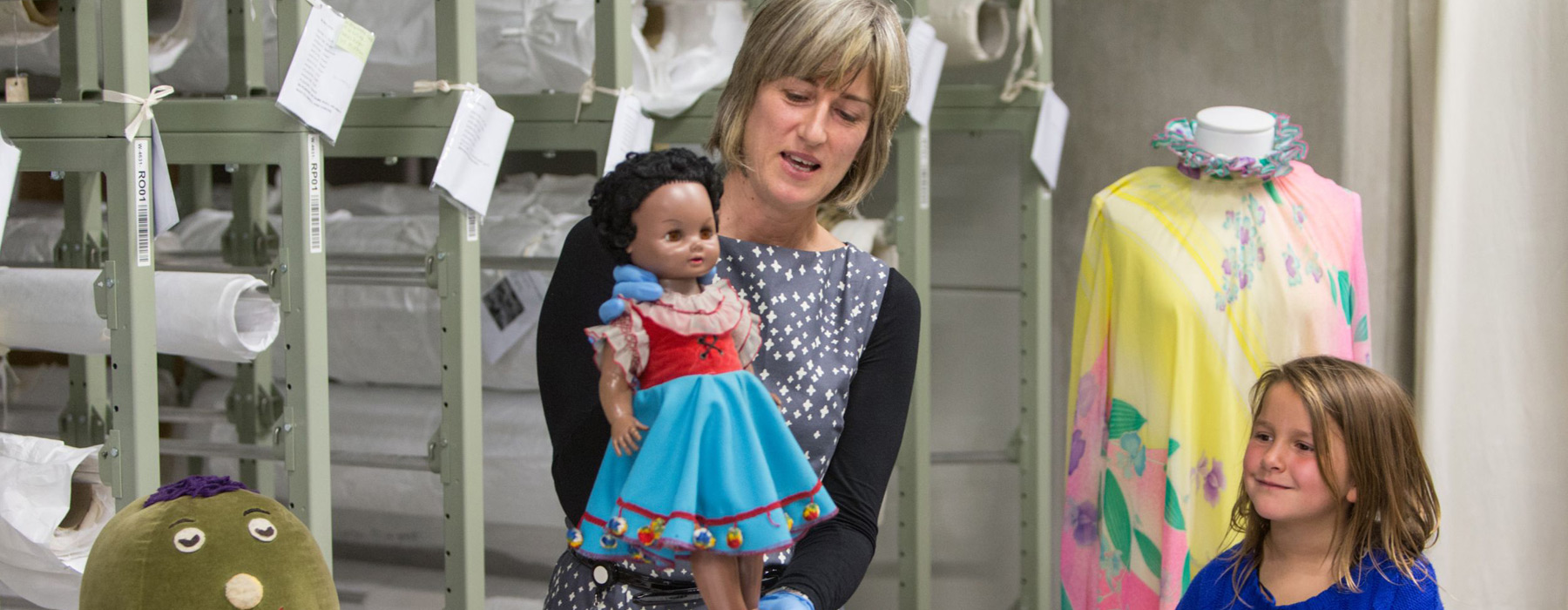 Manu from Playschool. Cable Street Open Day, 2015. Photograph by Michael Hall. Te Papa