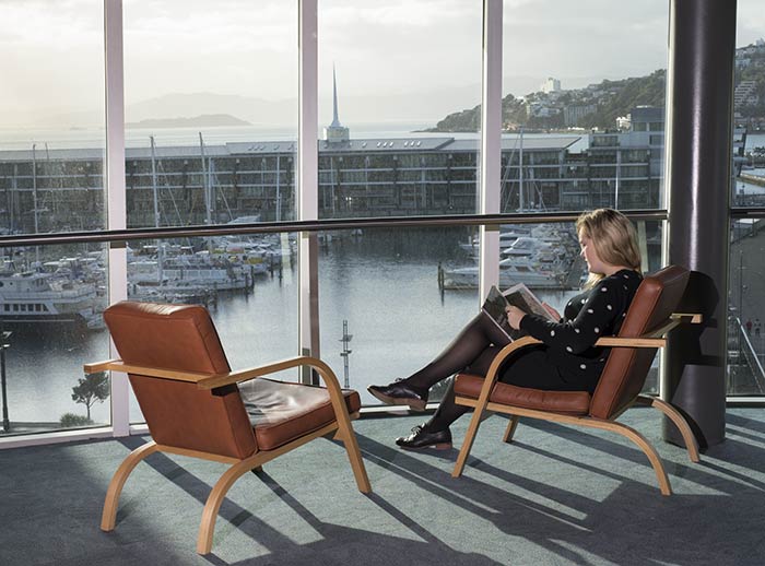 Te Aka Matua reading room. Photograph by Kate Whitley. Te Papa