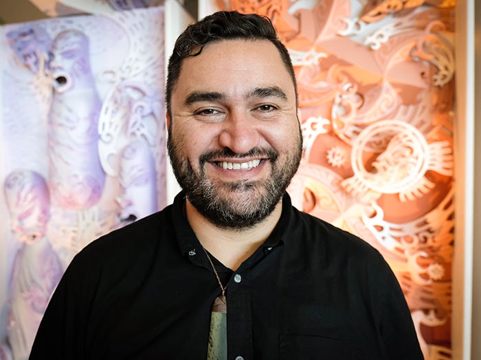 Tama Waipara, 2017. Photograph by Daniel Crichton-Rouse =""