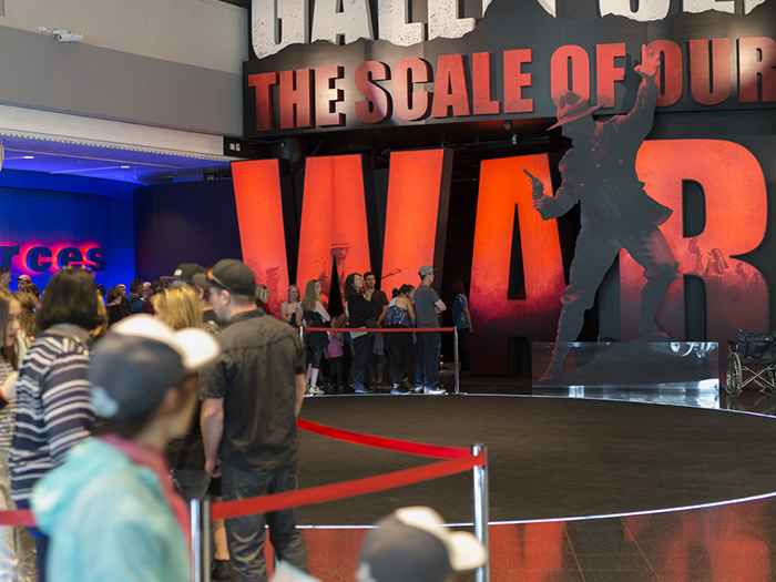 Gallipoli queues at Te Papa