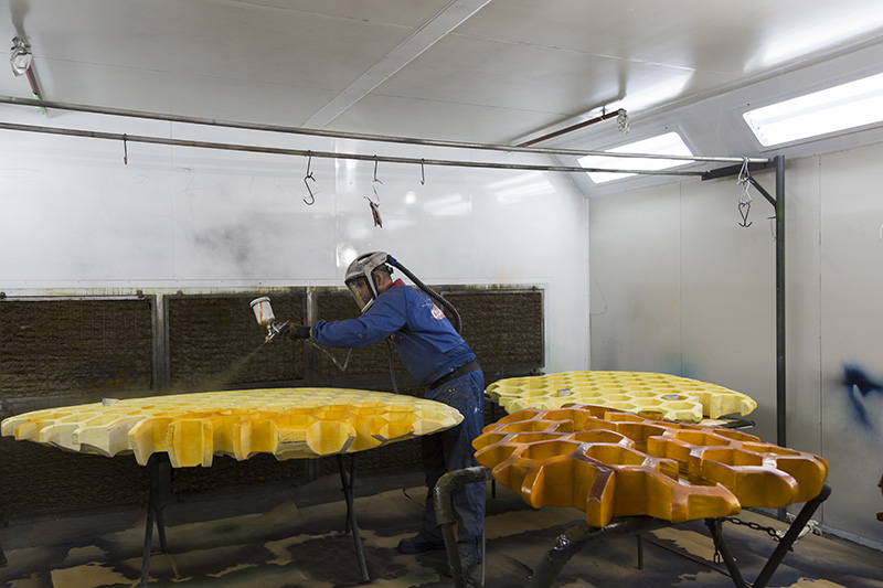 Making giant honeycomb