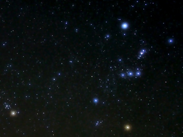 Puanga in the night sky (the brightest star in the photograph). Phoenix Astronomical Society Puanga in the night sky (the brightest star in the photograph)