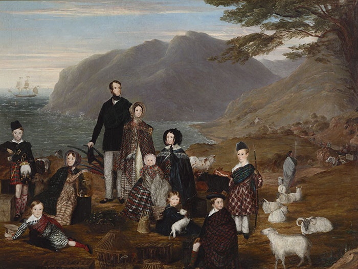 William Allsworth, The emigrants, 1844, London. Purchased 1992 with New Zealand Lottery Grants Board funds. Te Papa (1992-0022-1) The emigrants