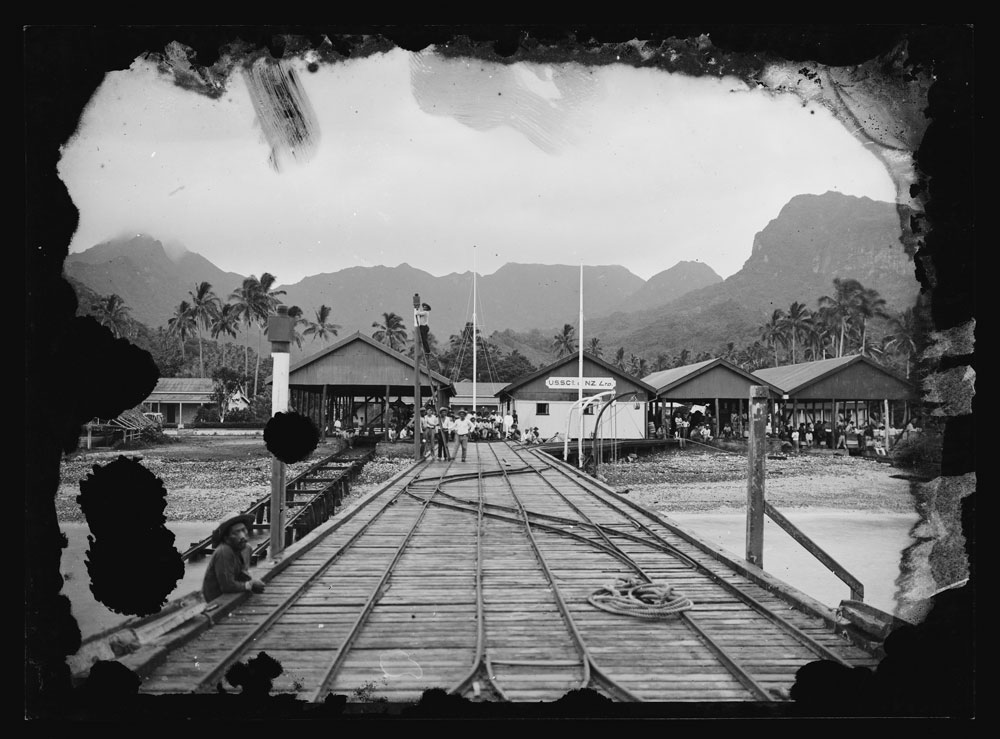 A wharf in Rarotonga