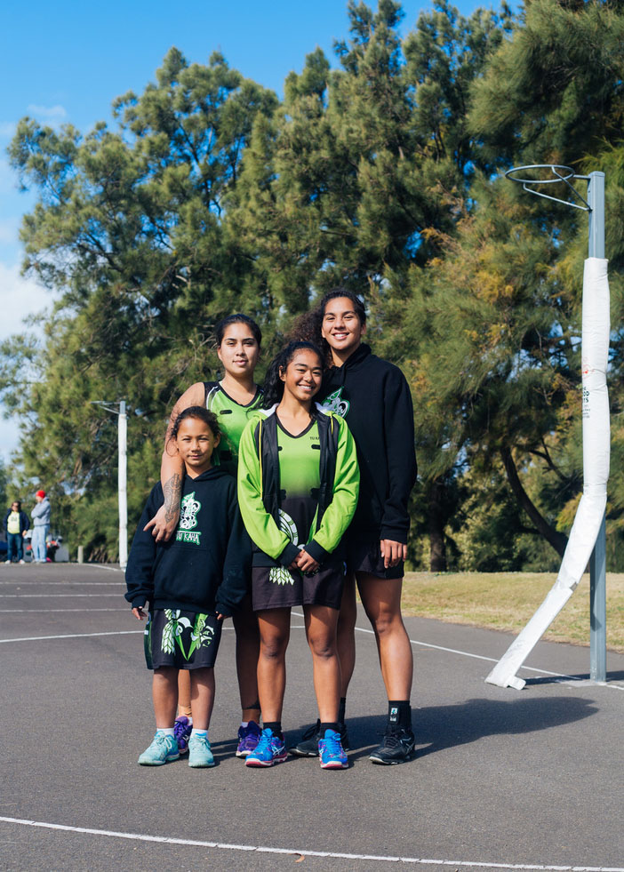 Daisy Kennedy-Holtz, Leilani Tua, Donia Shamia, and Peyton Holtz