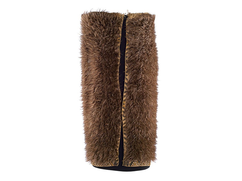 Kahu kiwi, maker unknown, 1850-1900, New Zealand. Gift of Alexander Turnbull, 1913. Te Papa (ME002701) Cloak made of kiwi feathers