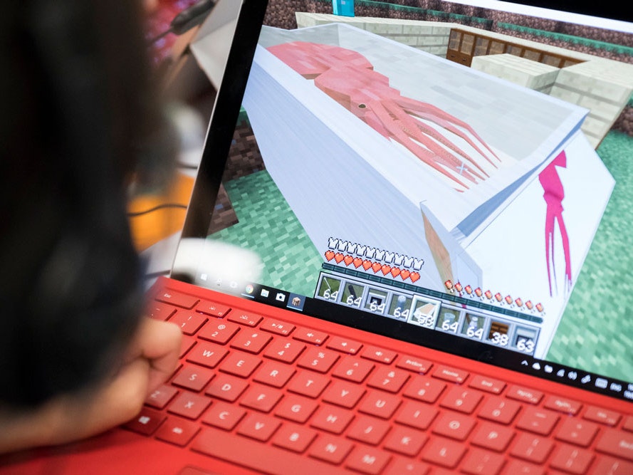 Child playing ShakerMod, 2018. Photo by Kate Whitley. Te Papa =""