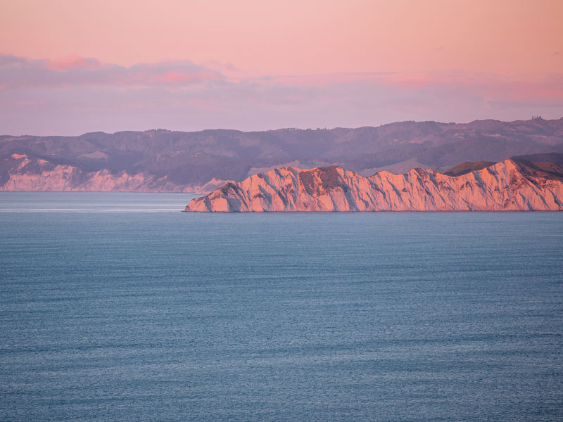 Gisborne coast at sunrise