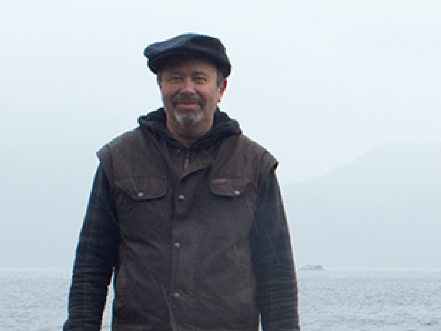 Dougal Austin on NE Point, Mamaku (Indian Island), 2016