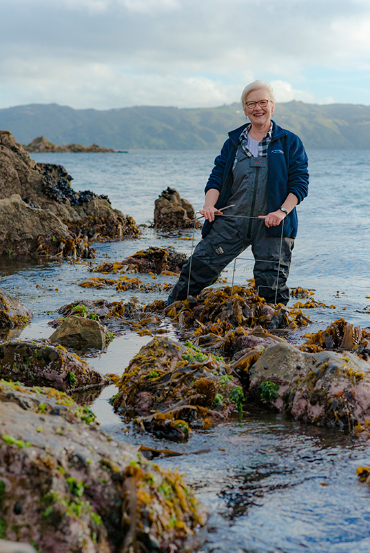 Wendy Nelson, 2019. Photographed by Dave Allen. NIWA.