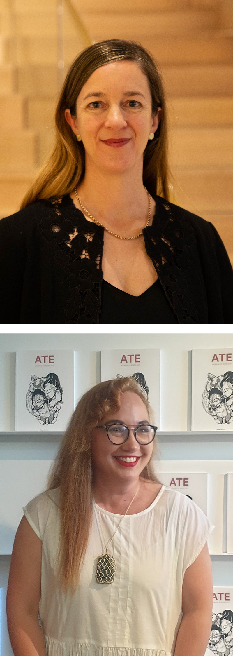 Rebecca Rice (above) and Matariki Williams (below), authors of Ngā Tai Whakarongorua | Encounters