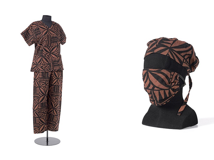 Poly scrubs, by Mrs Lolita Duffy, 2020. Te Papa (FE013569) poly-scrubs-800x533.jpg