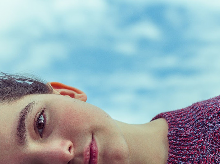 Photo by Zulmaury Saavedra on Unsplash Close up of a young woman’s face, horizontally, cropped so you can only see half of it