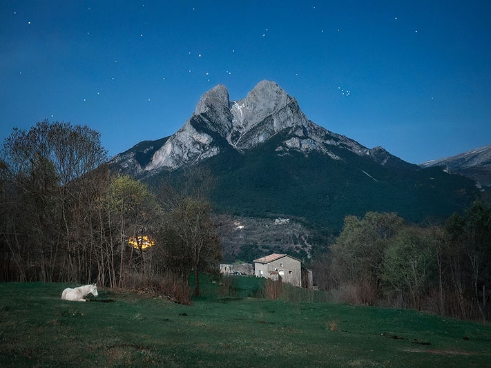 Matariki, as seen in the northern hemisphere, 2022. Photo by Marc Sendra Martorell / Unsplash View of the Matariki cluster in the northern hemisphere above a mountain. In the foreground is a horse resting and a rural house