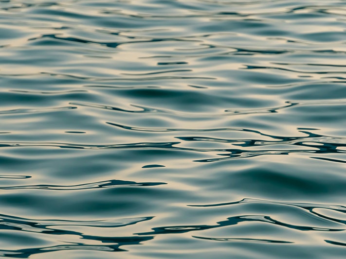 Photo by Geoffrey Baumbach. Unsplash A body of calm water with a greenish hue