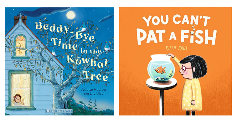 Two children's book covers.