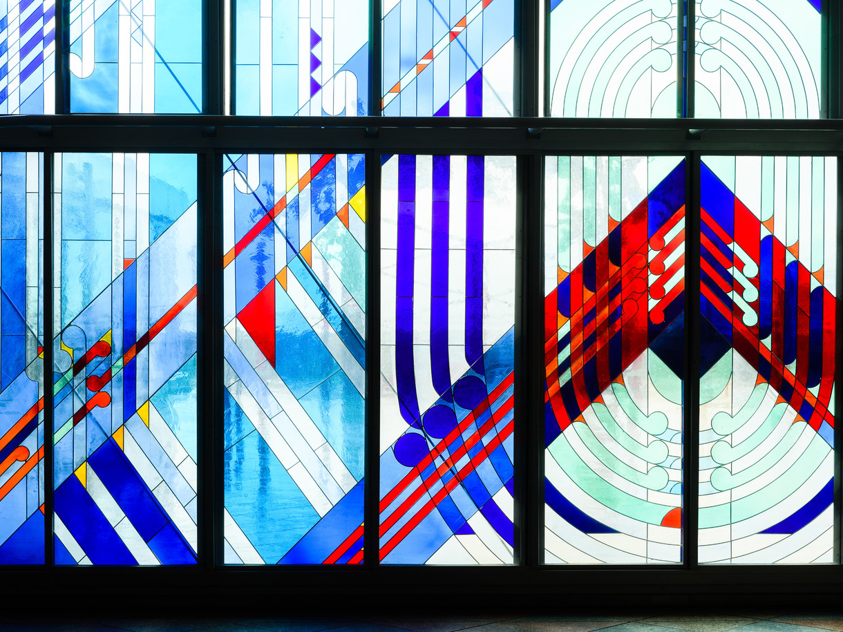 Robert Jahnke (designer), Ranginui (stained glass window), 1997